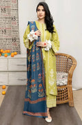 Urge UR-720 Dhanak Embroidered 3pc