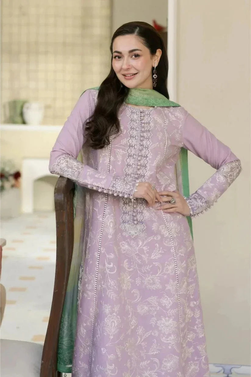 Sapphire LM-53 Embroidered Dhanak 3pc