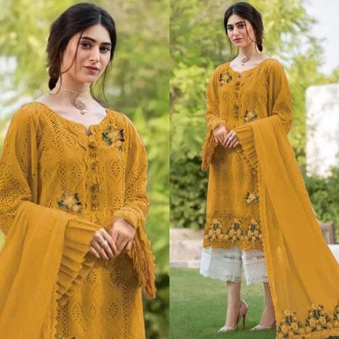 Bareeze BR-5027 Dhanak Embroidered 3pc