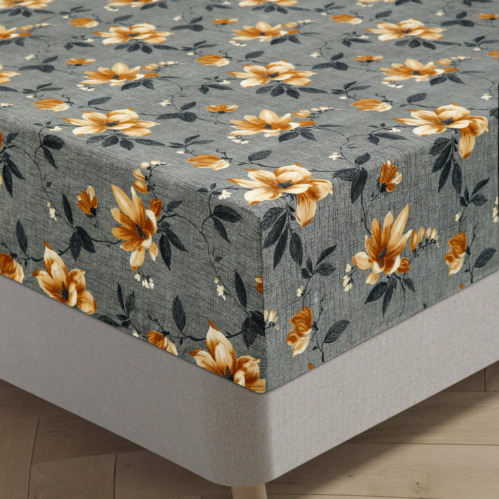 Royal Linen Printed Fitted Set (King) - Code RL-08