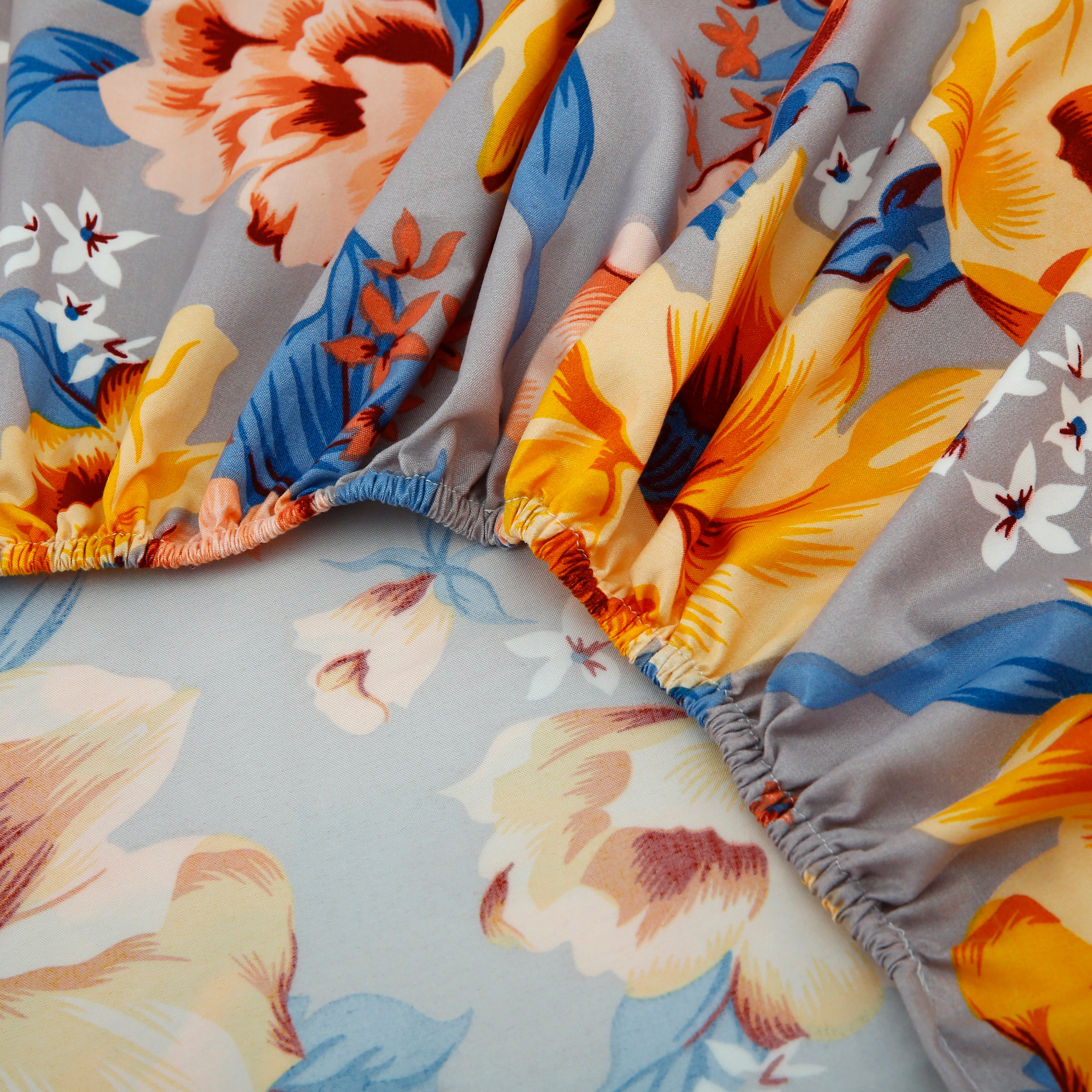 Royal Linen Printed Fitted Set (King) - Code RL-02