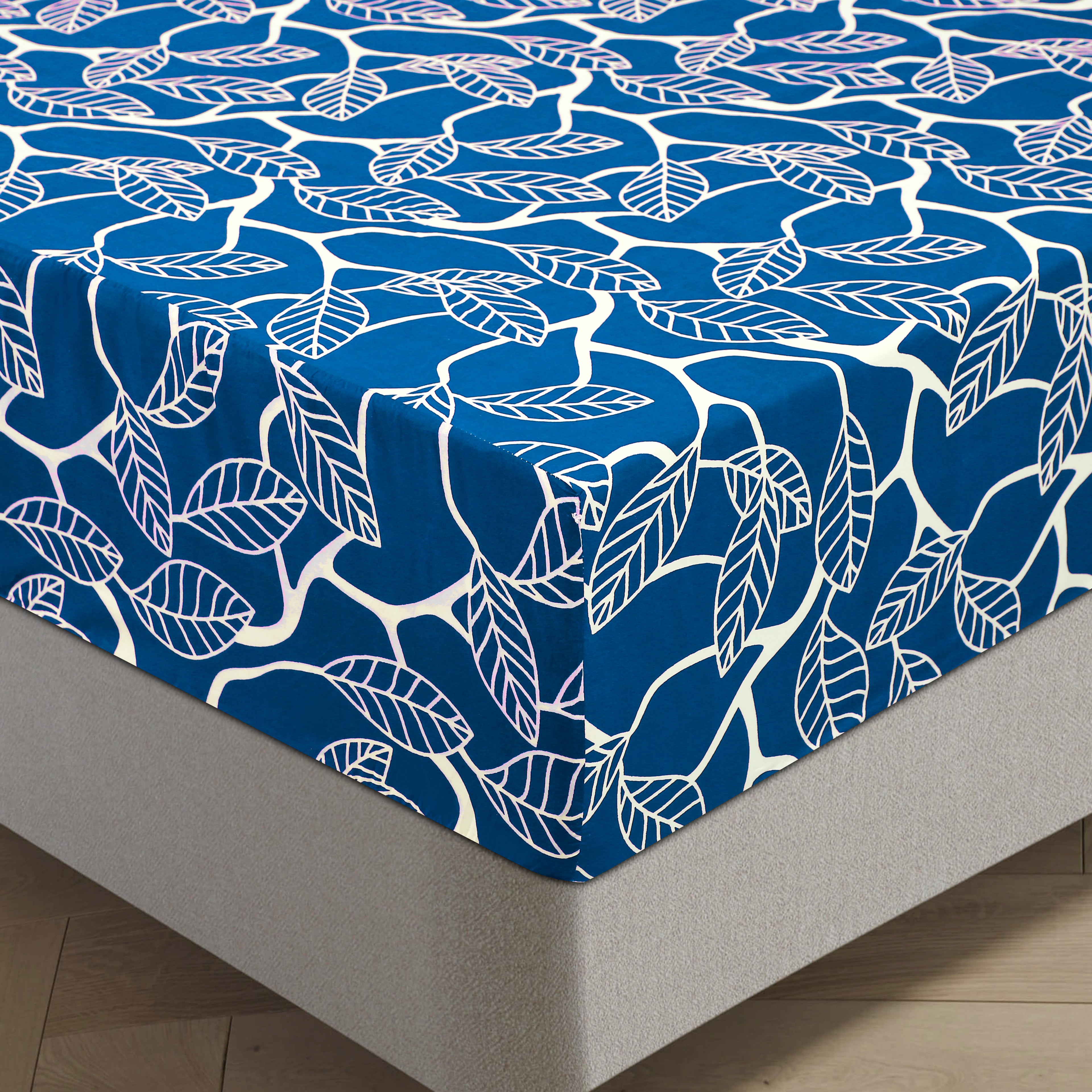 Royal Linen Printed Fitted Set (King) - Code RL-10