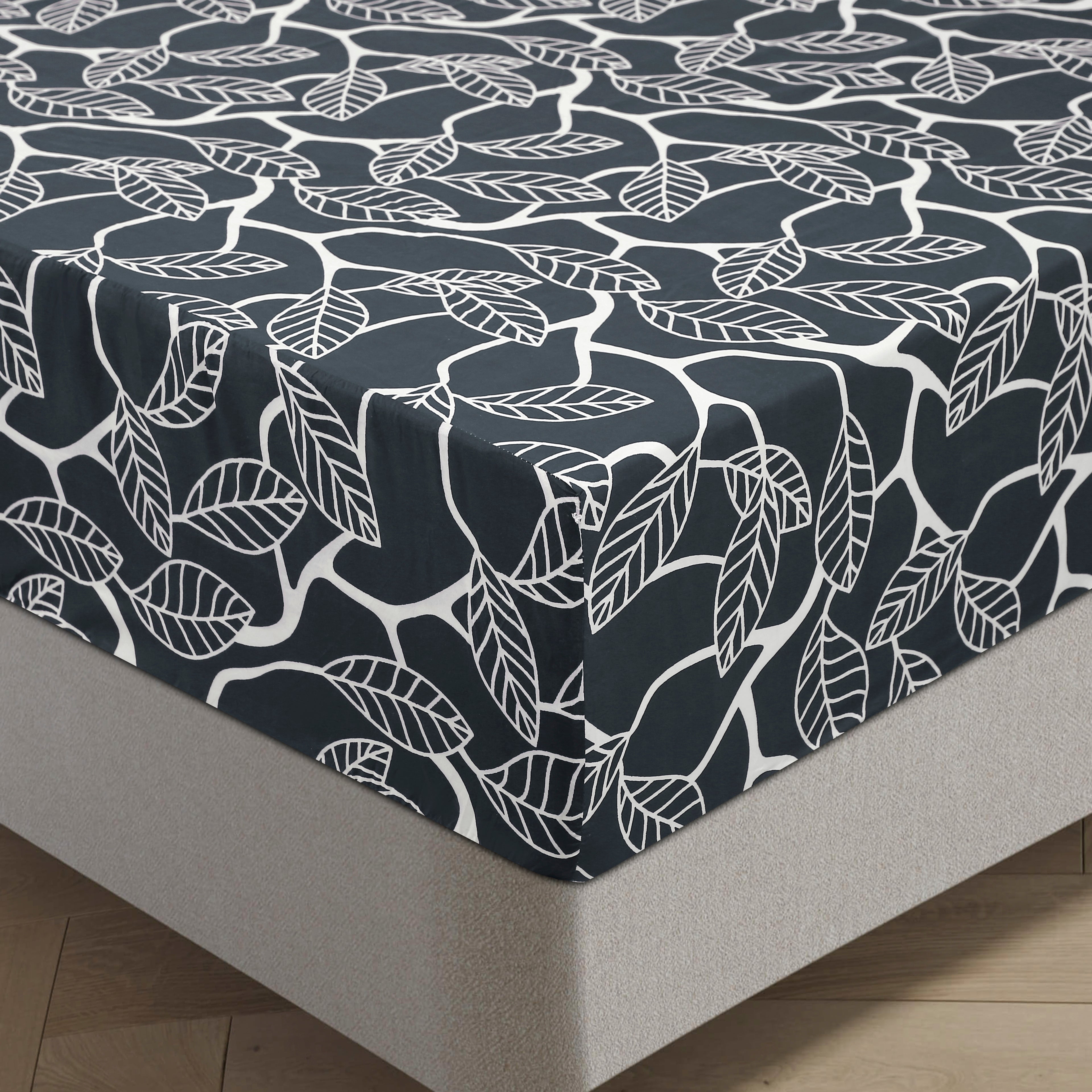 Royal Linen Printed Fitted Set (King) - Code RL-11