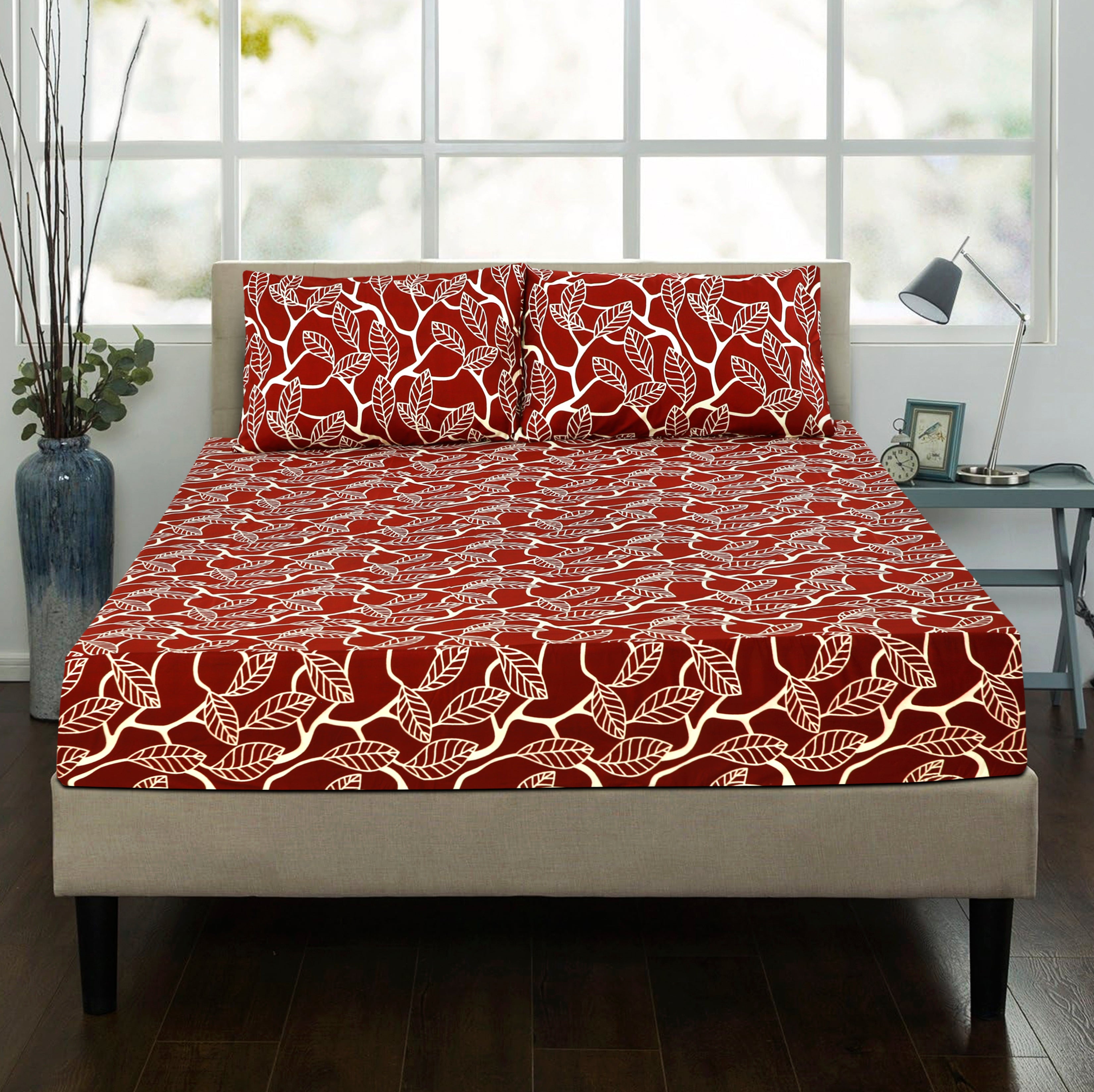 Royal Linen Printed Fitted Set (King) - Code RL-12