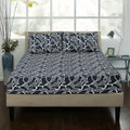 Royal Linen Printed Fitted Set (King) - Code RL-11