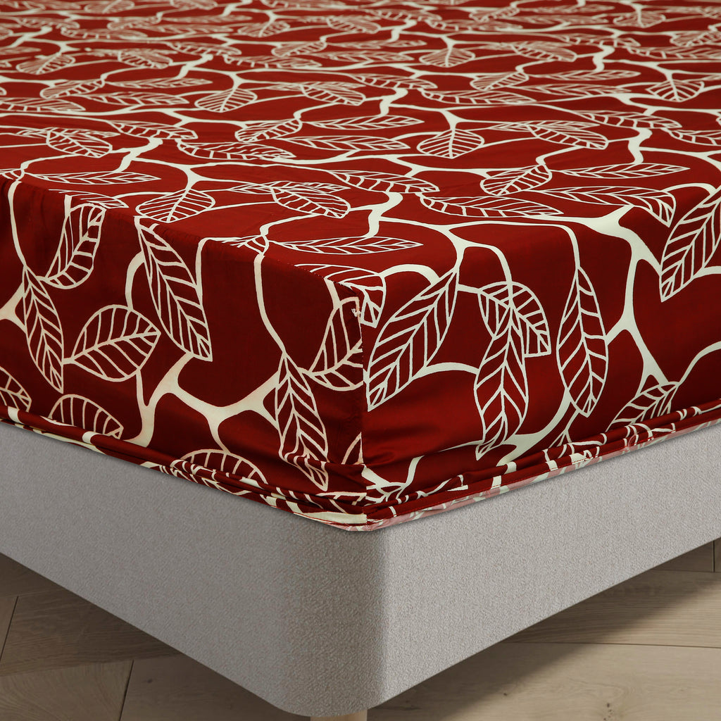 Royal Linen Printed Fitted Set (King) - Code RL-12