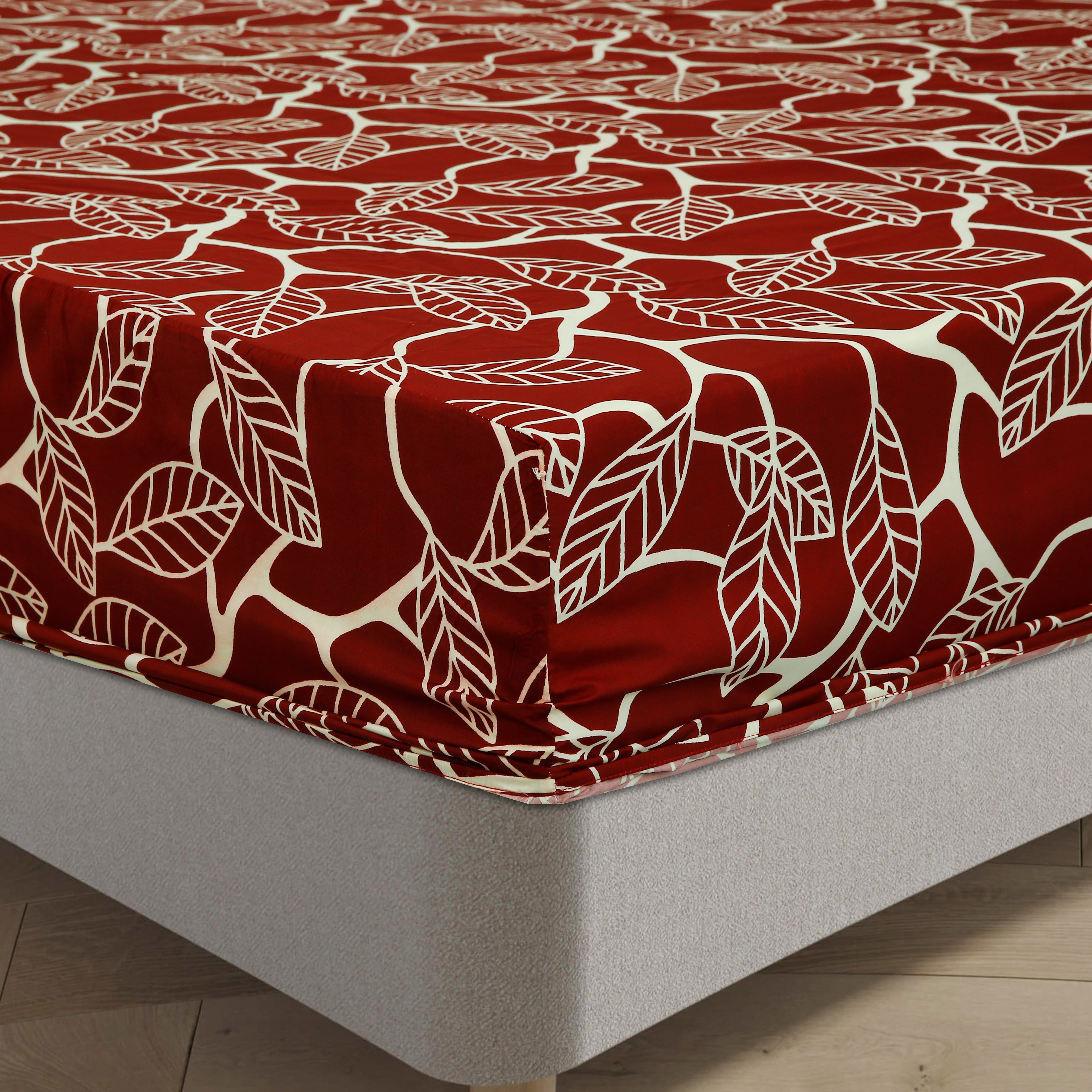 Royal Linen Printed Fitted Set (King) - Code RL-12