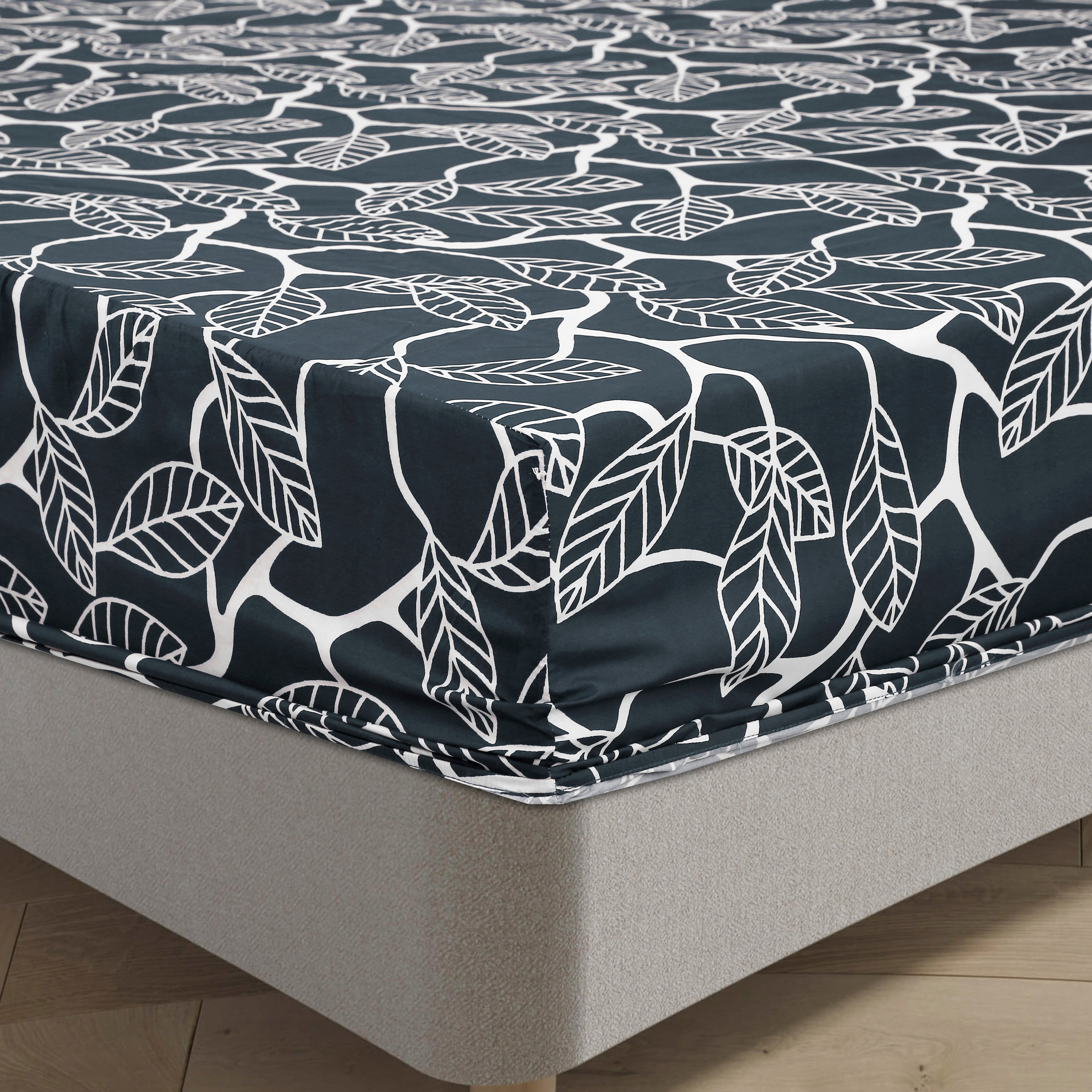 Royal Linen Printed Fitted Set (King) - Code RL-11