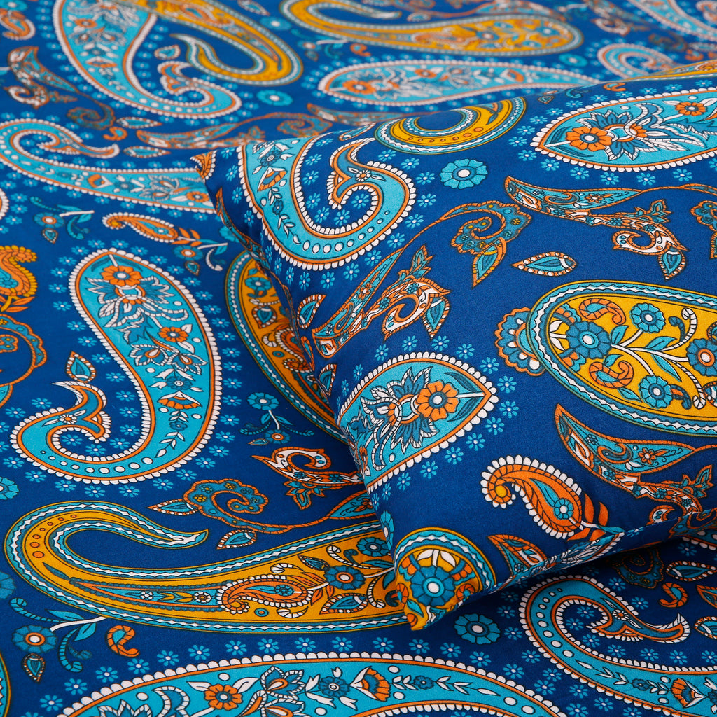 Royal Linen Printed Fitted Set (King) - Code RL-09
