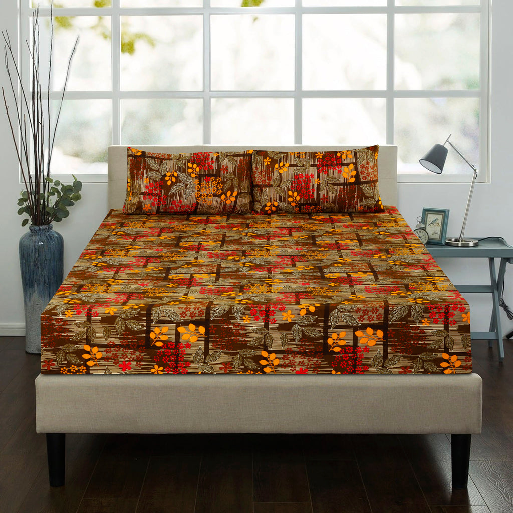 Royal Linen Printed Fitted Set (King) - Code RL-06