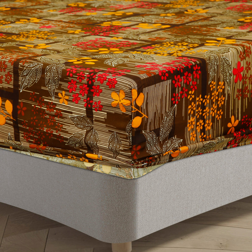 Royal Linen Printed Fitted Set (King) - Code RL-06