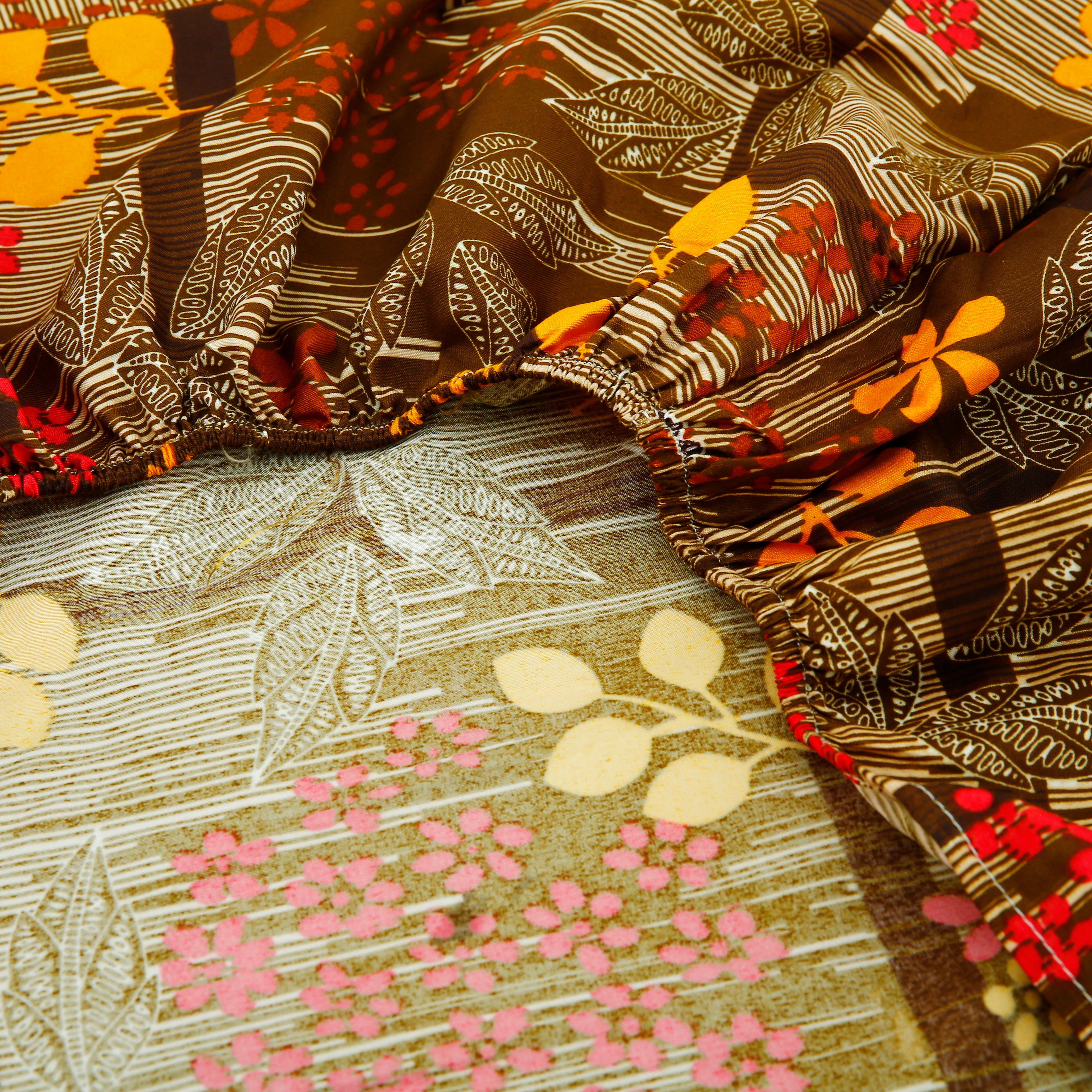 Royal Linen Printed Fitted Set (King) - Code RL-06