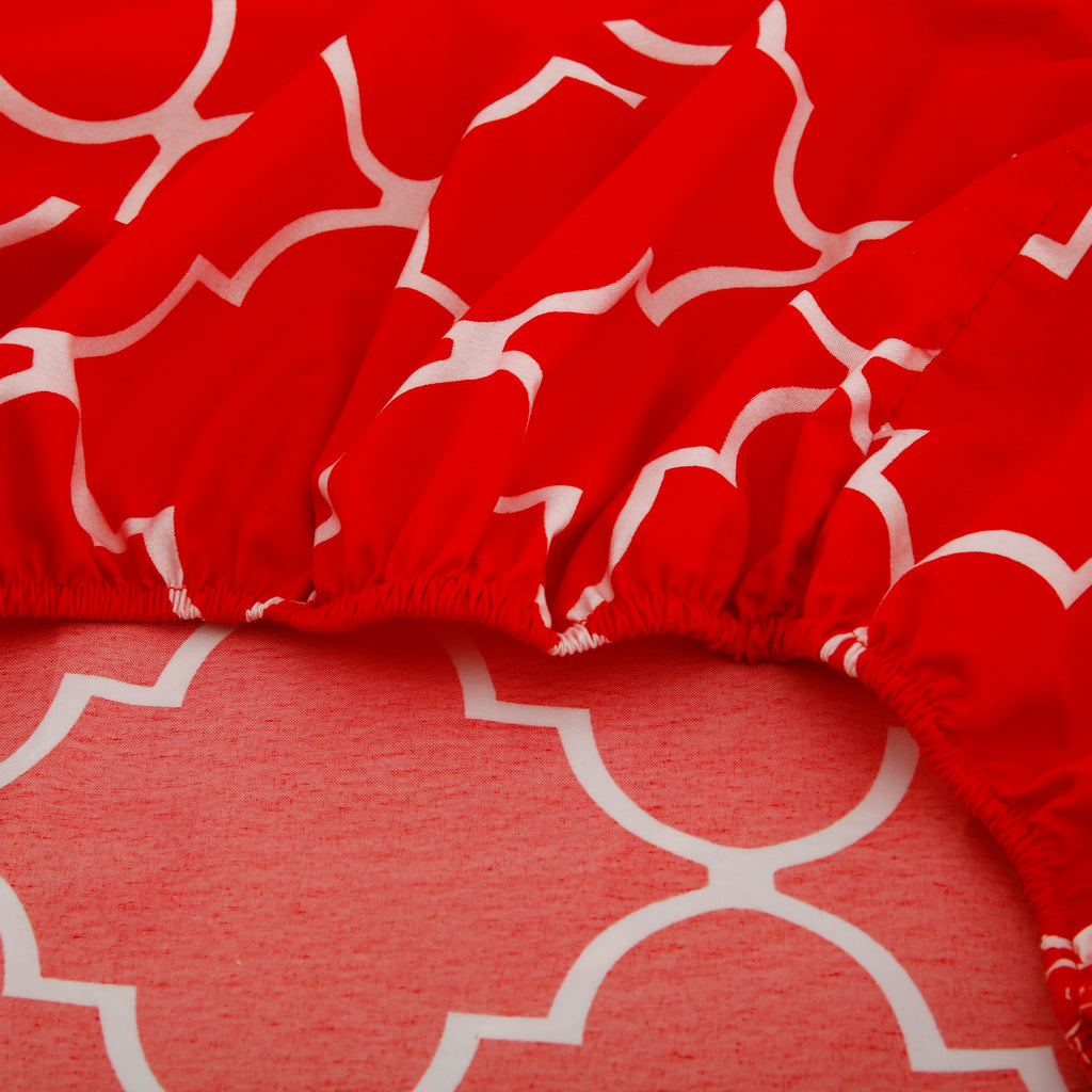 Royal Linen Printed Fitted Set (King) - Code RL-14