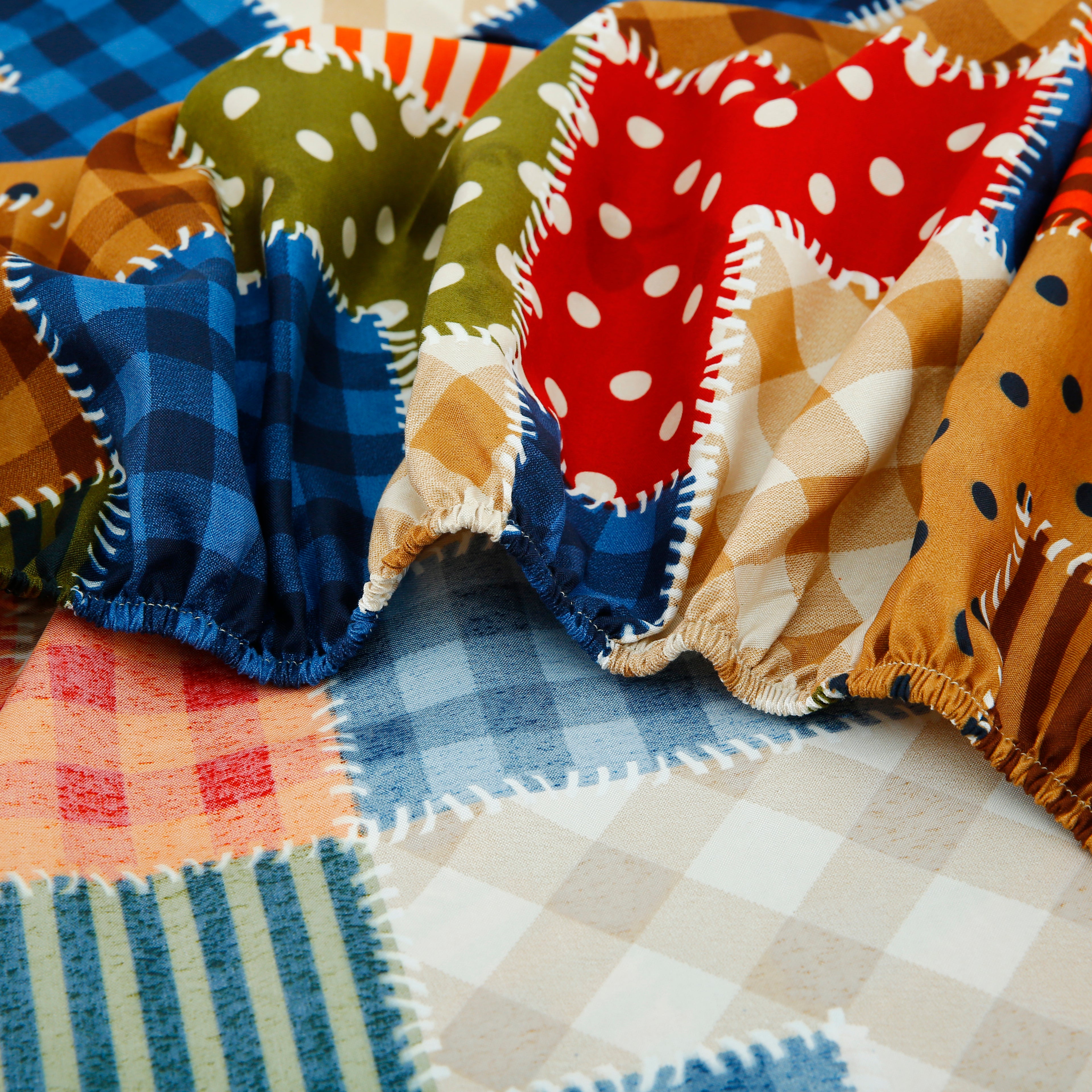 Royal Linen Printed Fitted Set (King) - Code RL-05