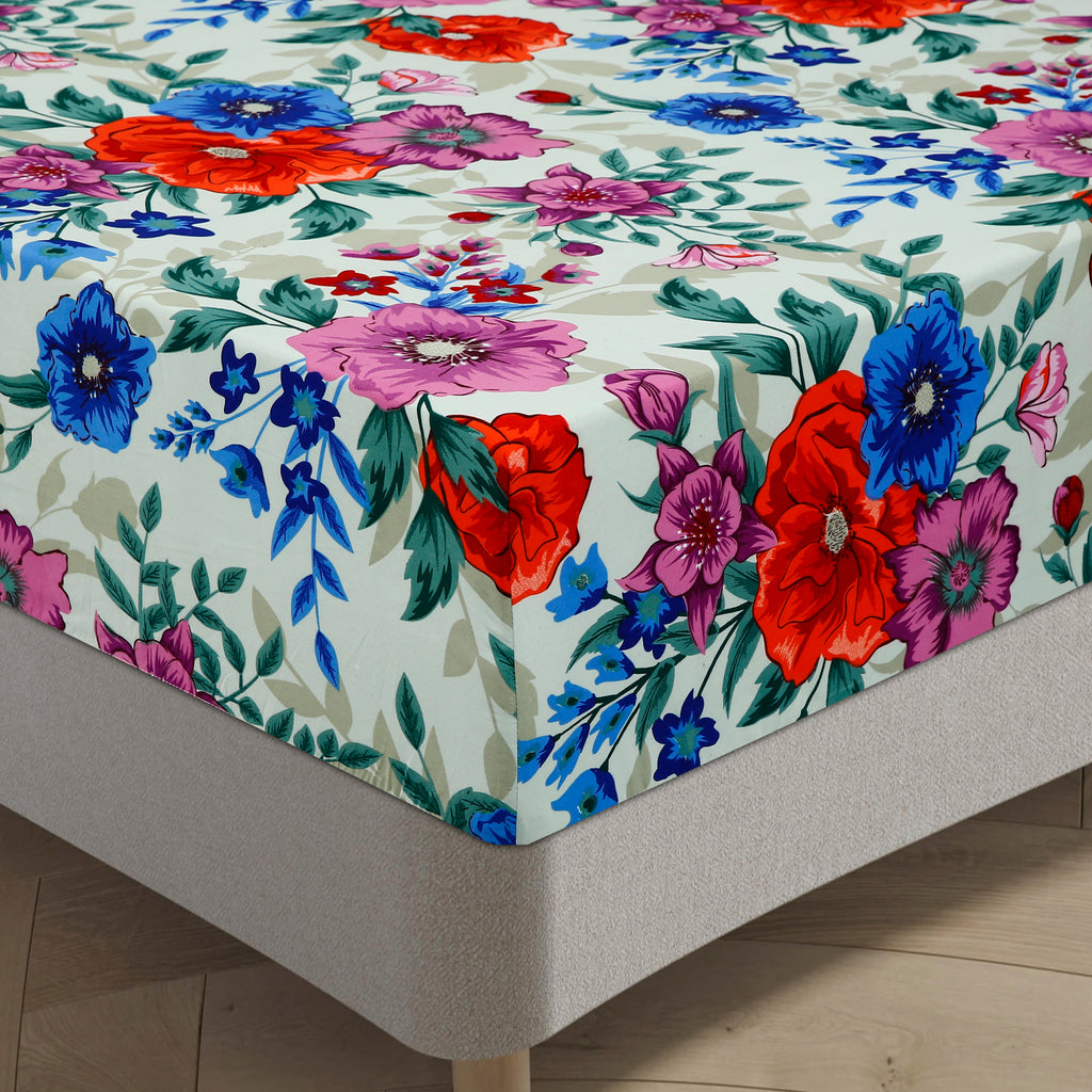 Royal Linen Printed Fitted Set (King) - Code RL-01