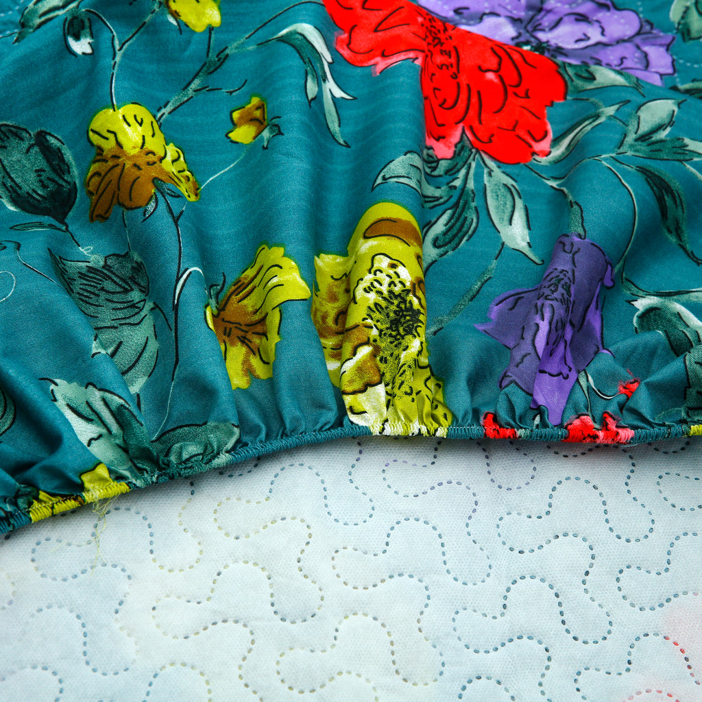 Royal Linen Printed Fitted Set (King) - Code RL-07