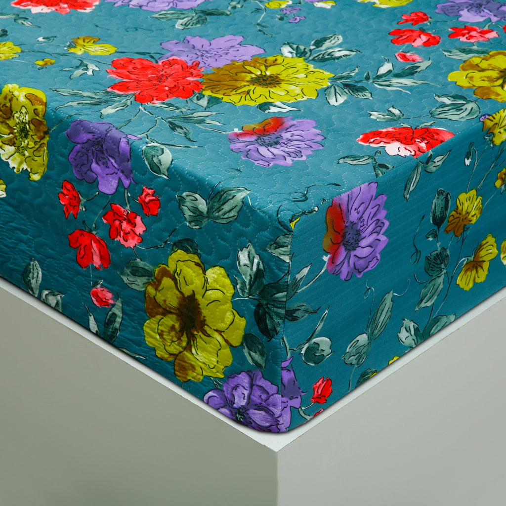 Royal Linen Printed Fitted Set (King) - Code RL-07