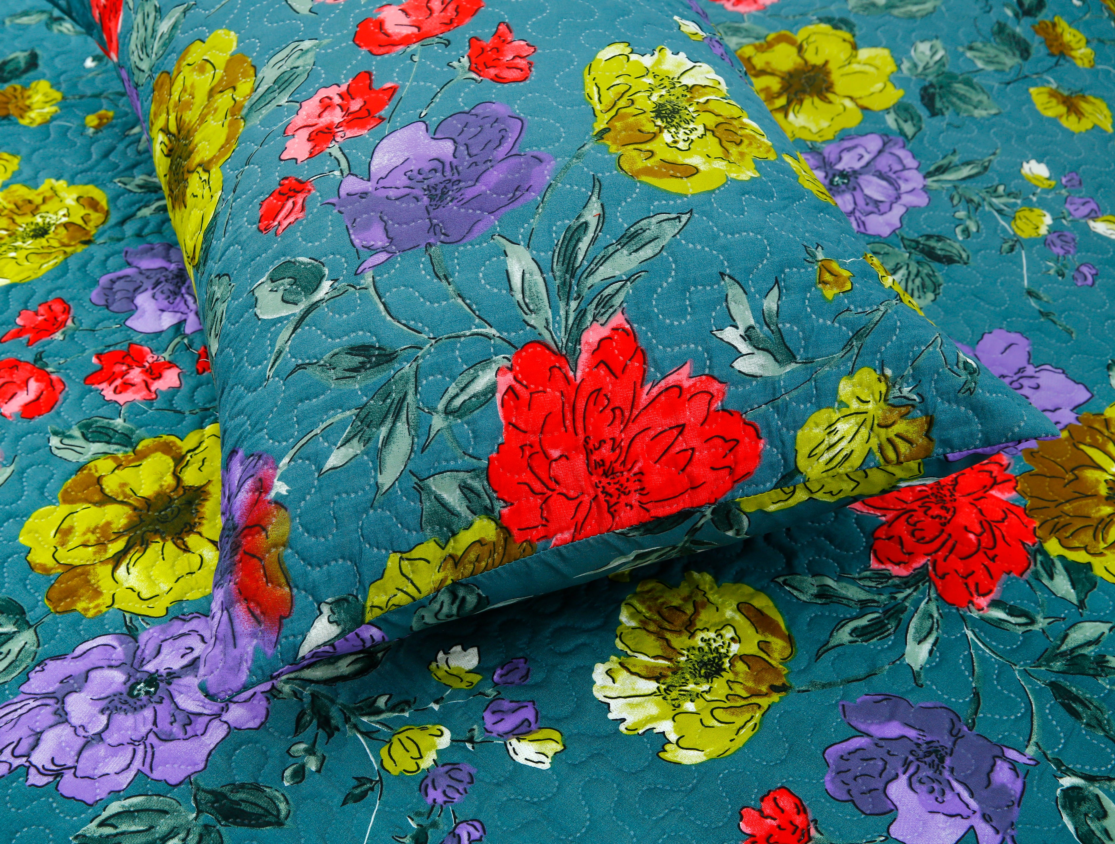 Royal Linen Printed Fitted Set (King) - Code RL-07