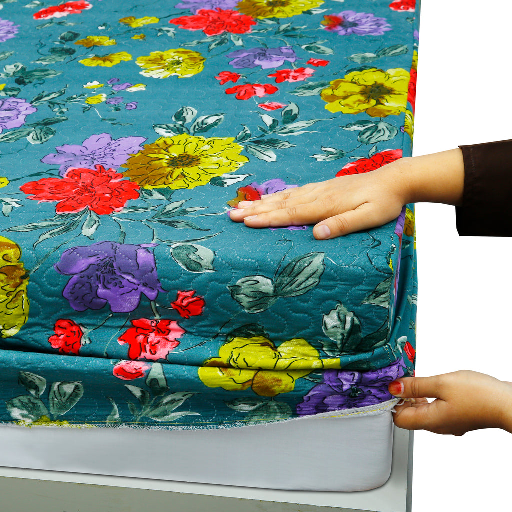 Royal Linen Printed Fitted Set (King) - Code RL-07