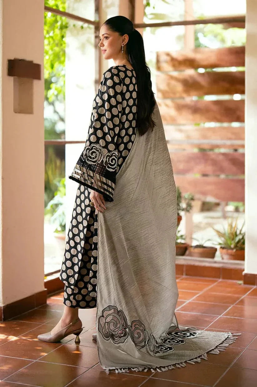 Sapphire D-802 Circle Khaddar Printed 3pc