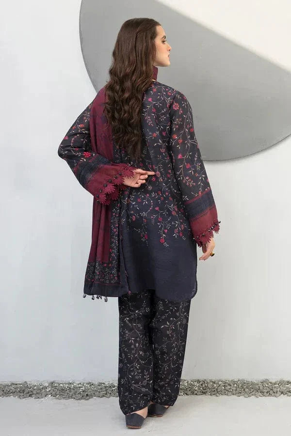 Sapphire D-801 Khaddar Printed 3pc