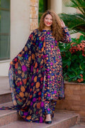 D-1089 Printed Airjet Viscous Silk 3pc Wt