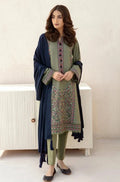 BR-854 Dhanak Embroidered 3pc Wt