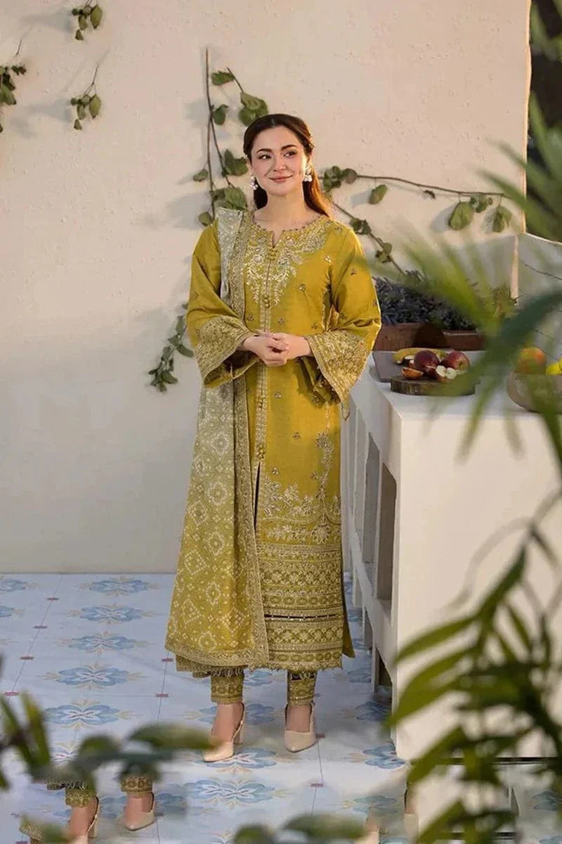 Sapphire LM-44 Embroidered Dhanak 3pc
