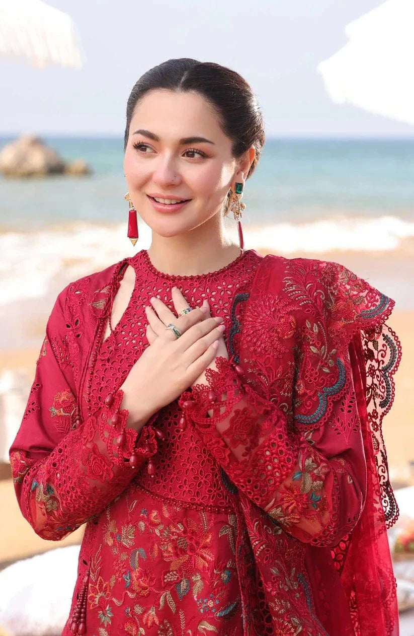 Sapphire D-60 Dhanak Embroidered 3Pc Wt