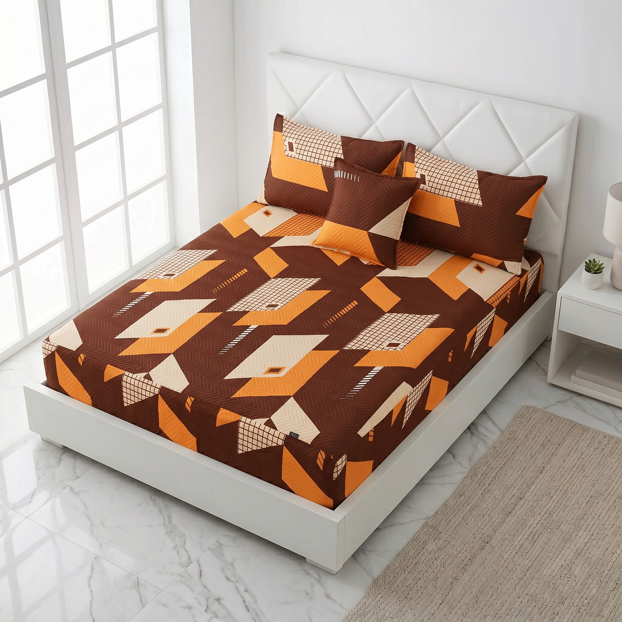 Waterproof Bedsheet Fitted printed set X00X07-22