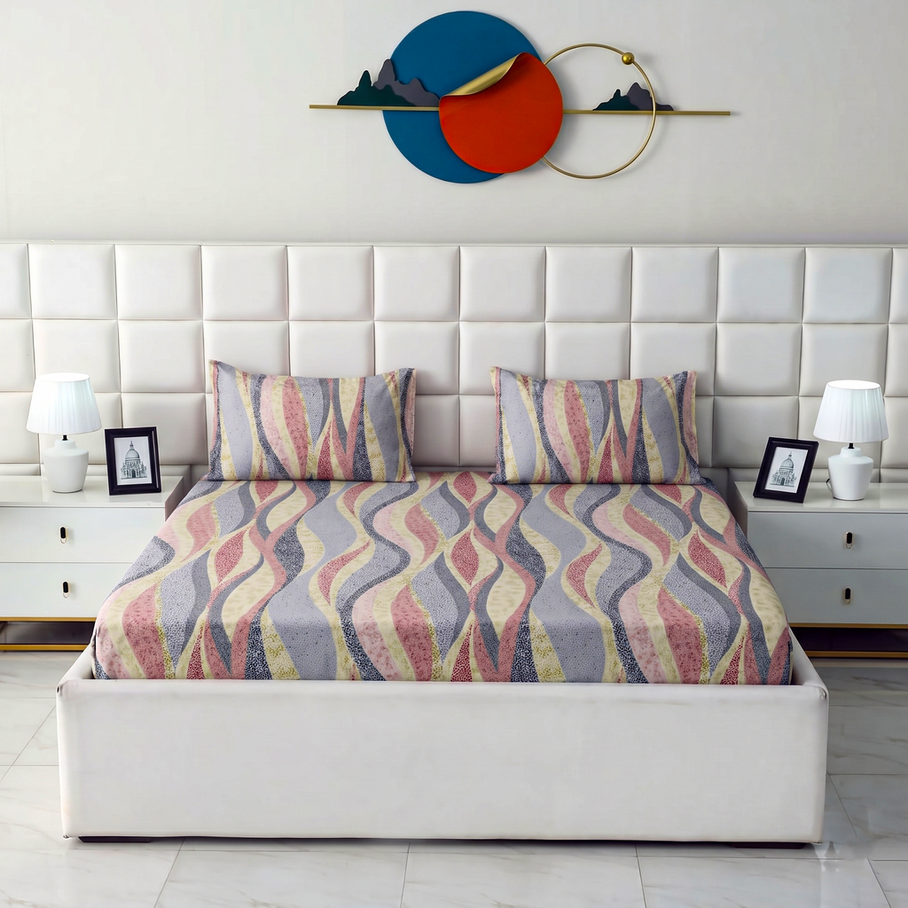 Printed Fitted Bedsheet X00X4-11