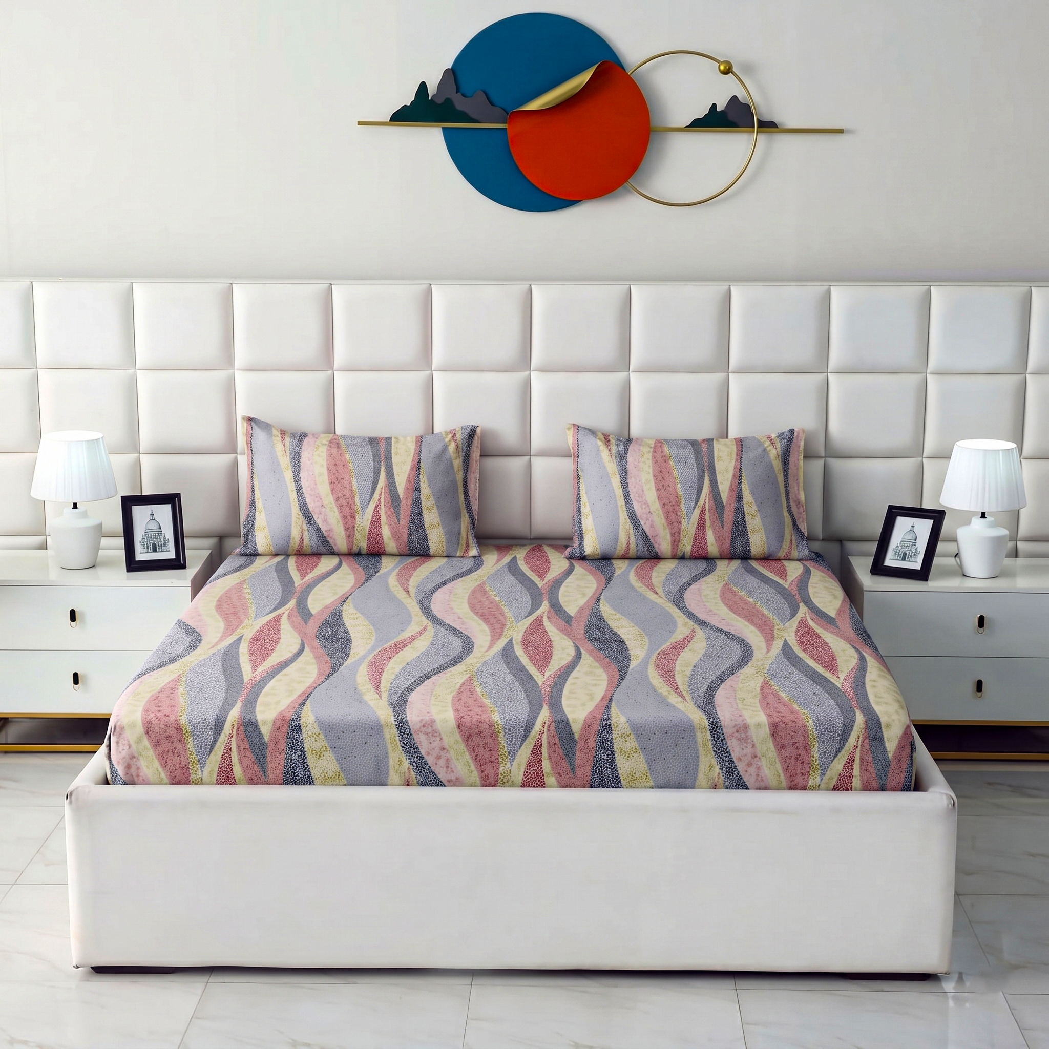 Printed Fitted Bedsheet X00X4-11