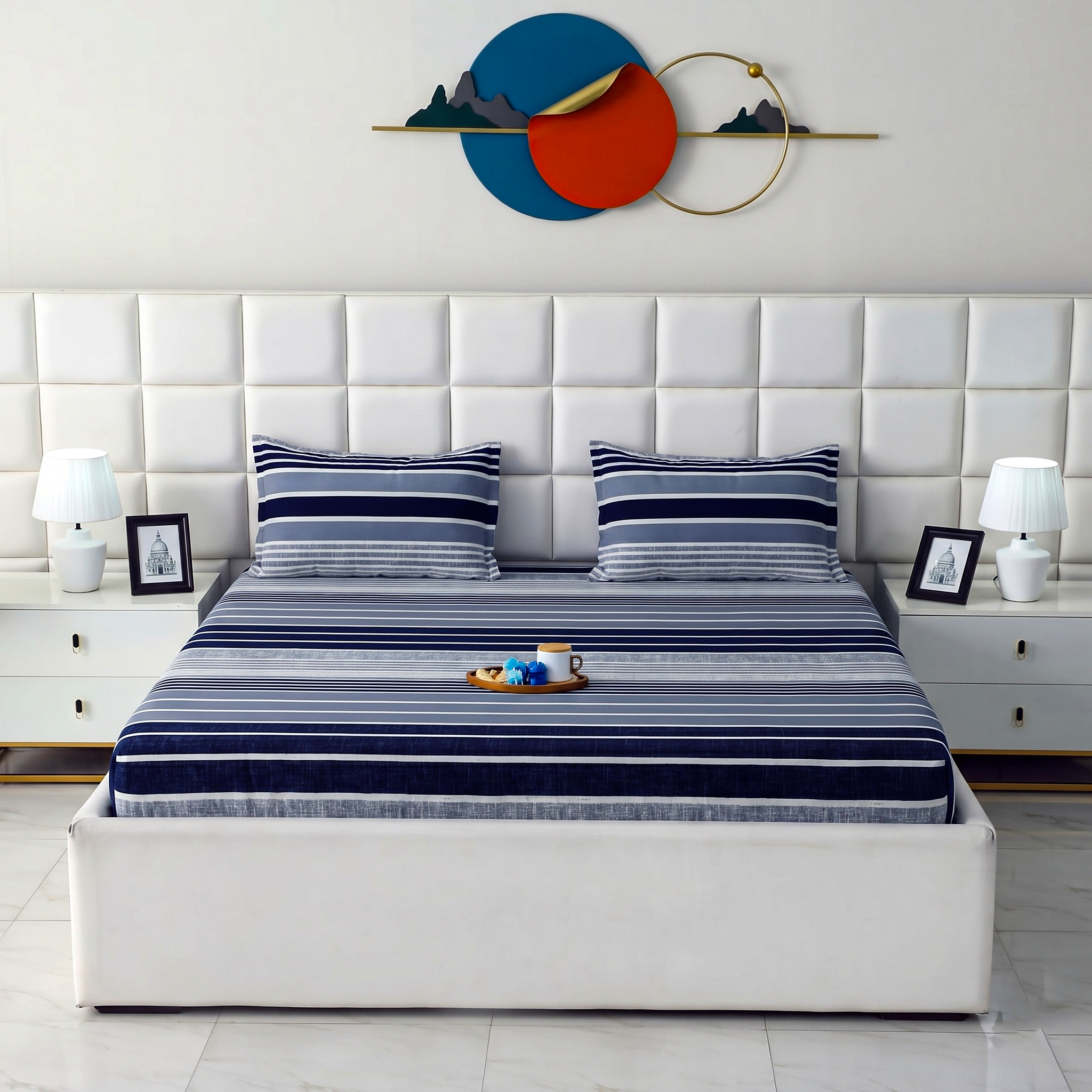 Printed Fitted Bedsheet X00X4-13