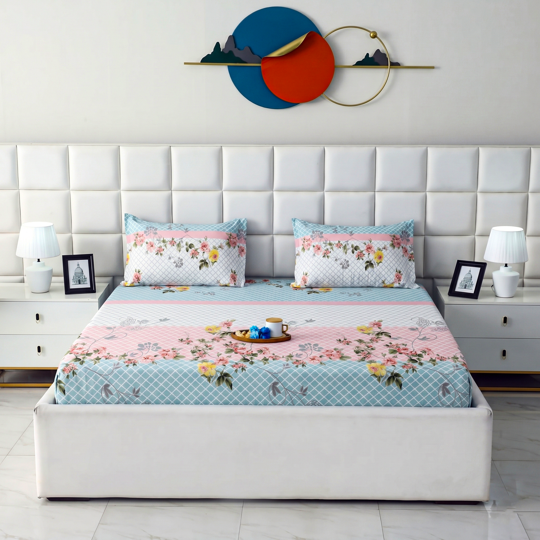 Printed Fitted Bedsheet X00X4-19