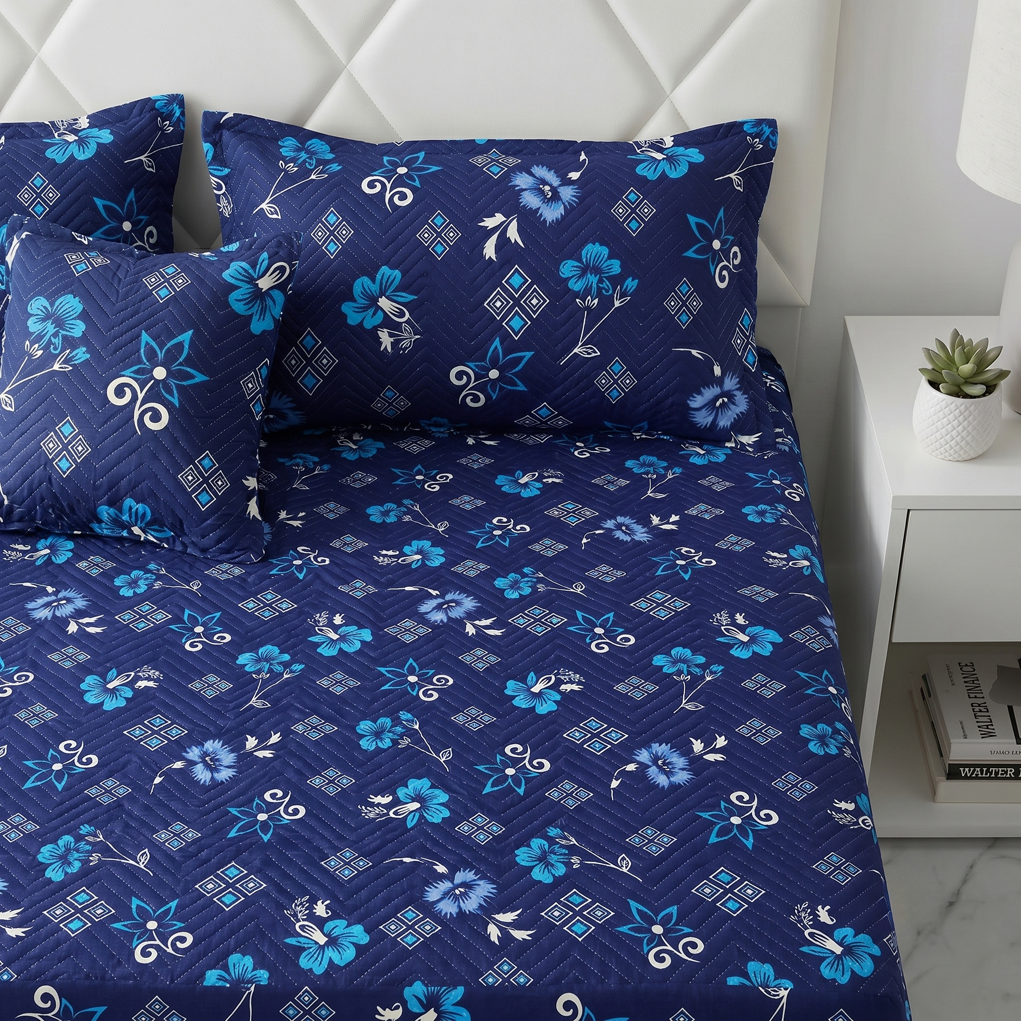 Waterproof Bedsheet Fitted printed set X00X07-19