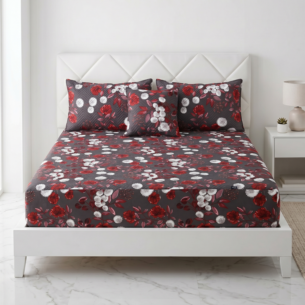 Waterproof Bedsheet Fitted printed set X00X07-12