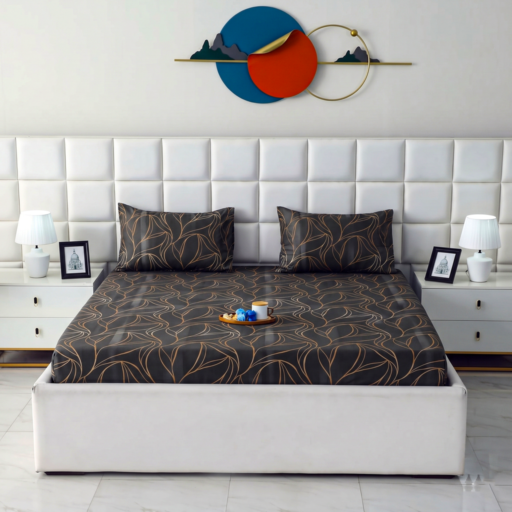 Printed Fitted Bedsheet X00X4-15