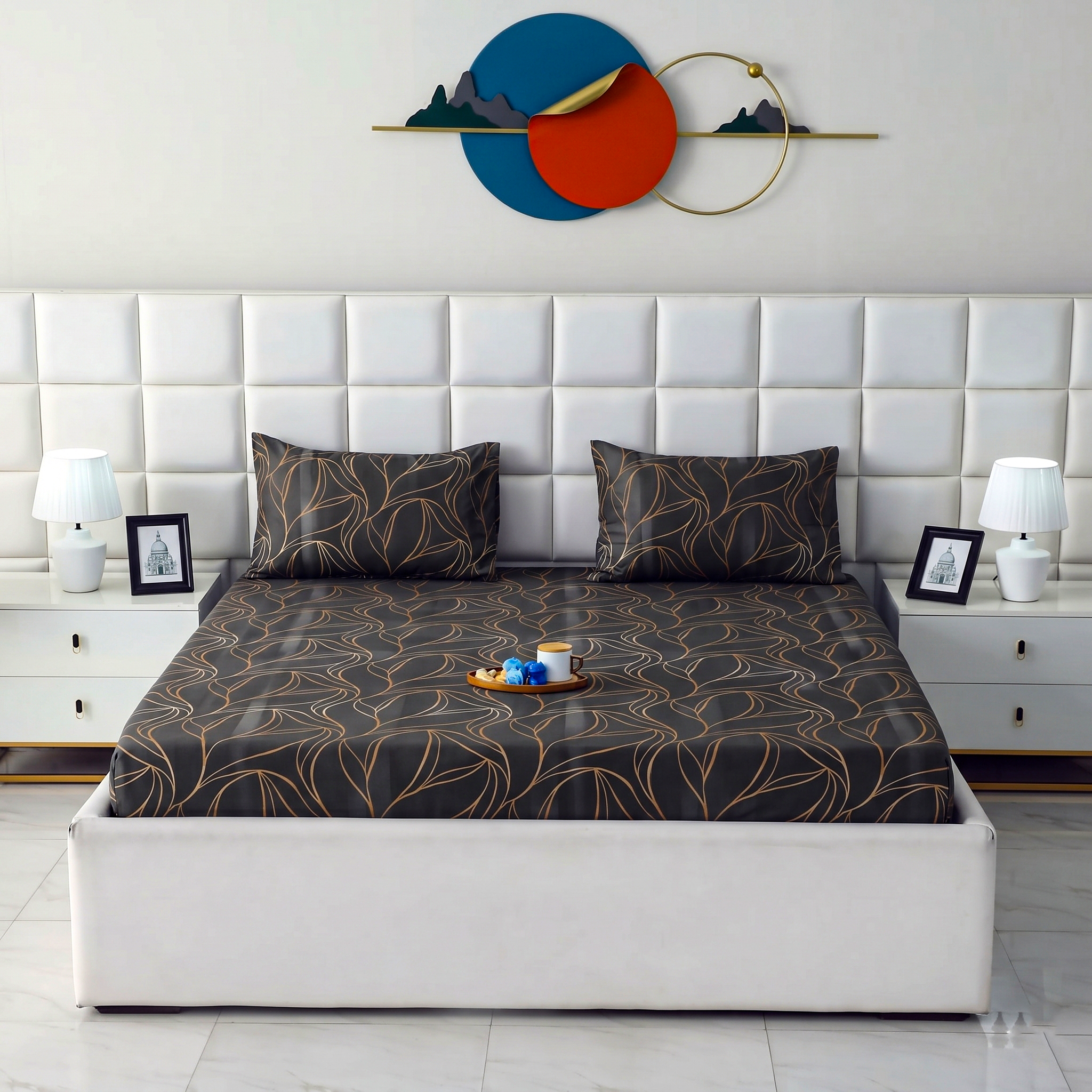 Printed Fitted Bedsheet X00X4-15