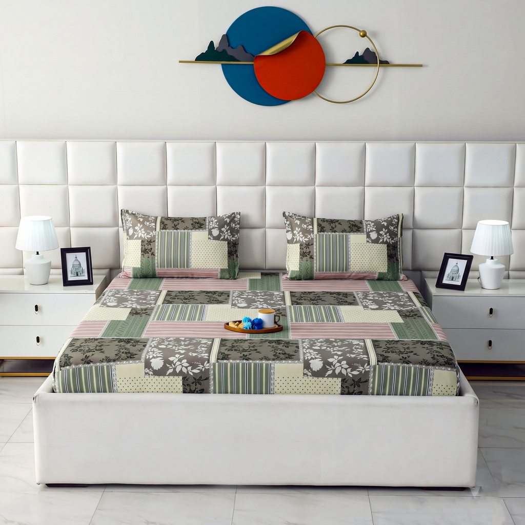 Printed Fitted Bedsheet X00X4-20