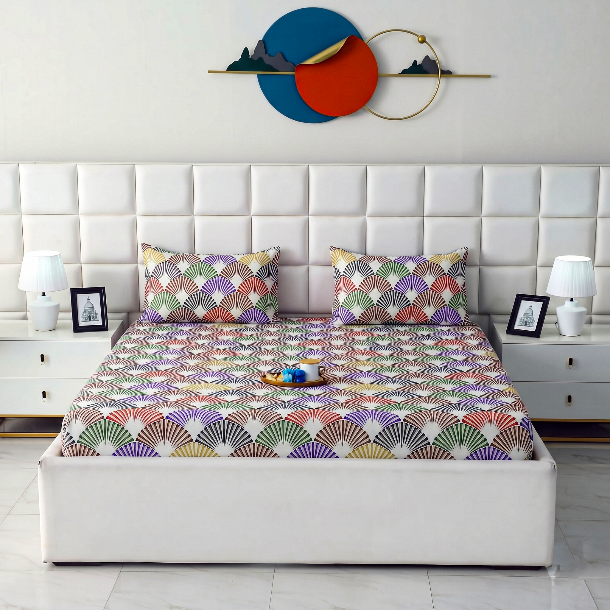 Printed Fitted Bedsheet X00X4-21