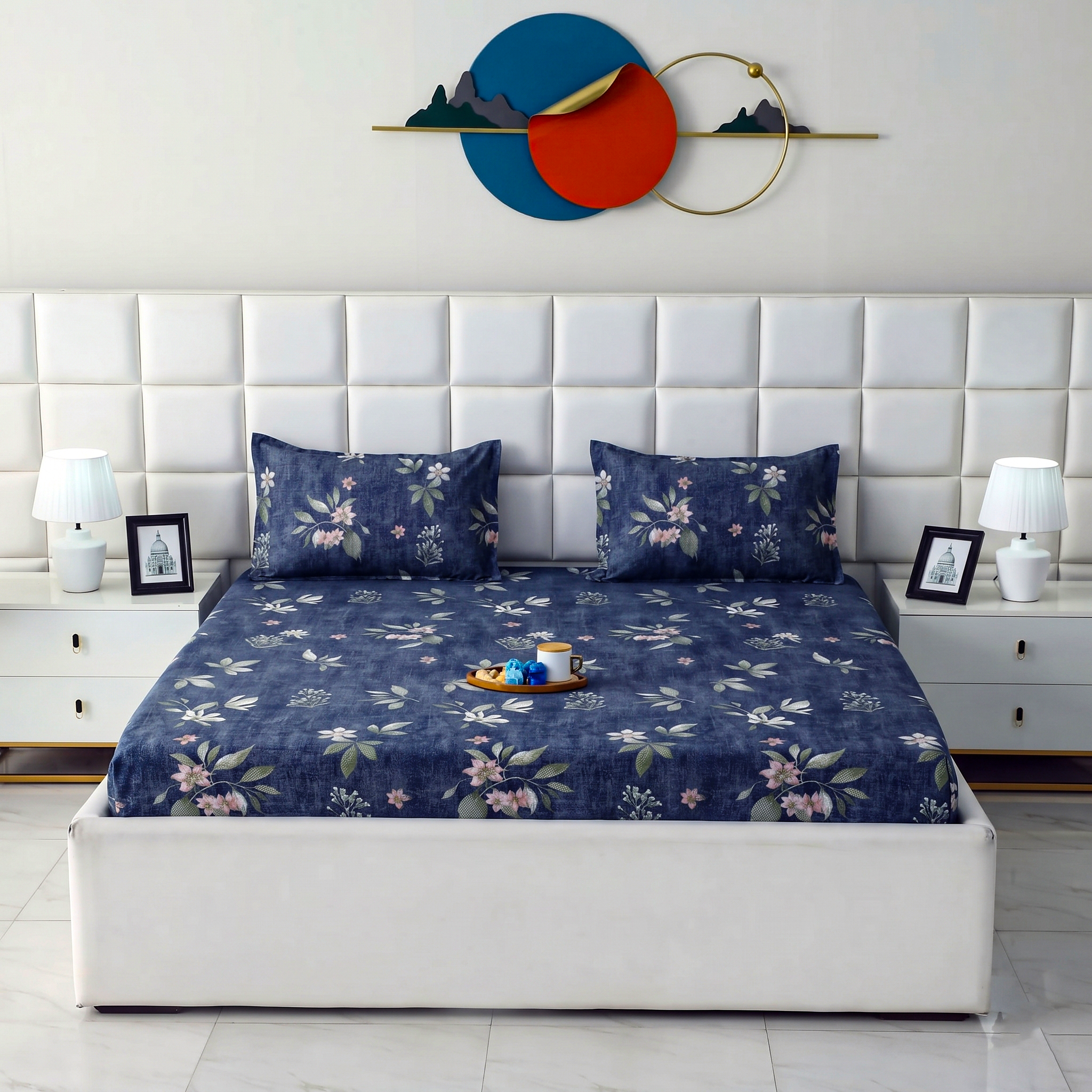 Printed Fitted Bedsheet X00X4-22