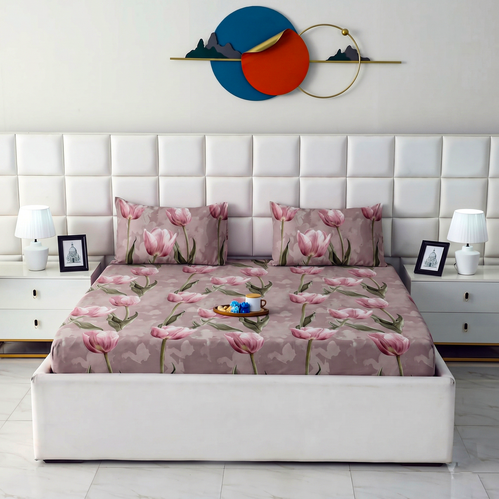 Printed Fitted Bedsheet X00X4-27