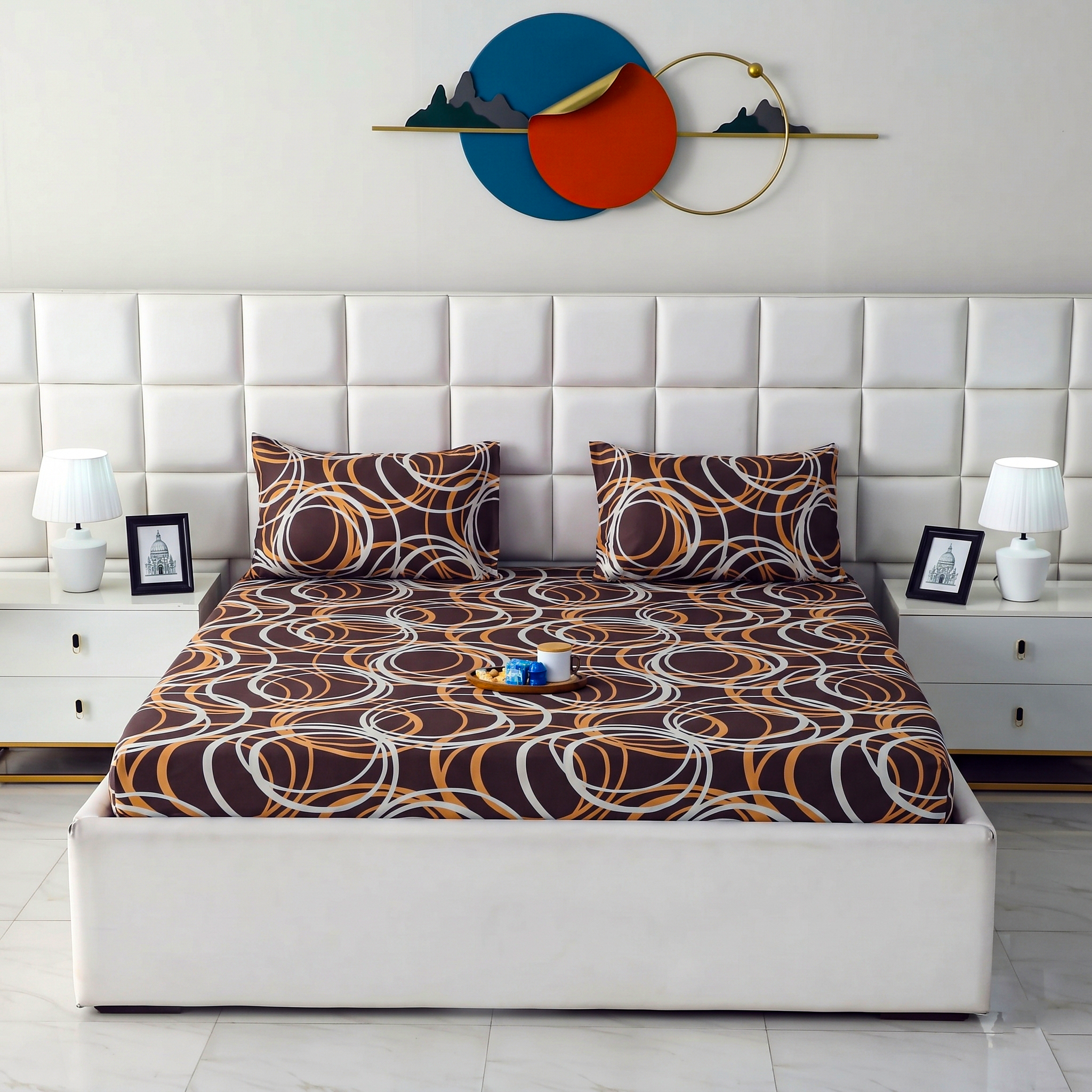 Printed Fitted Bedsheet X00X4-28