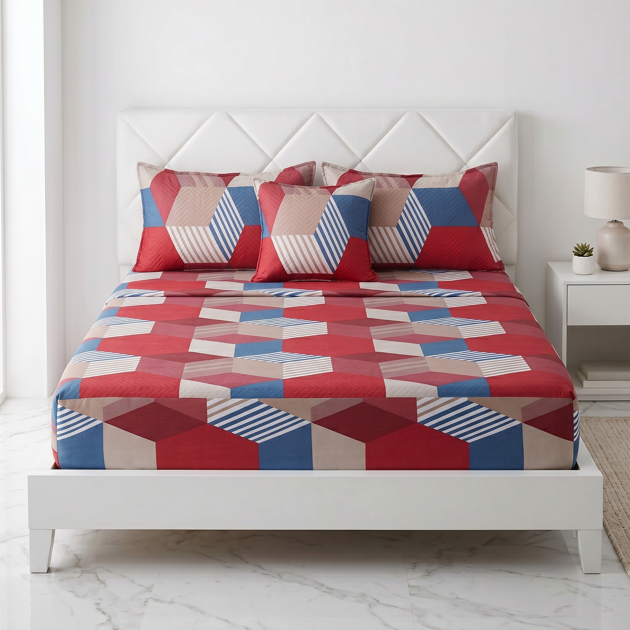 Waterproof Bedsheet Fitted printed set X00X07-11