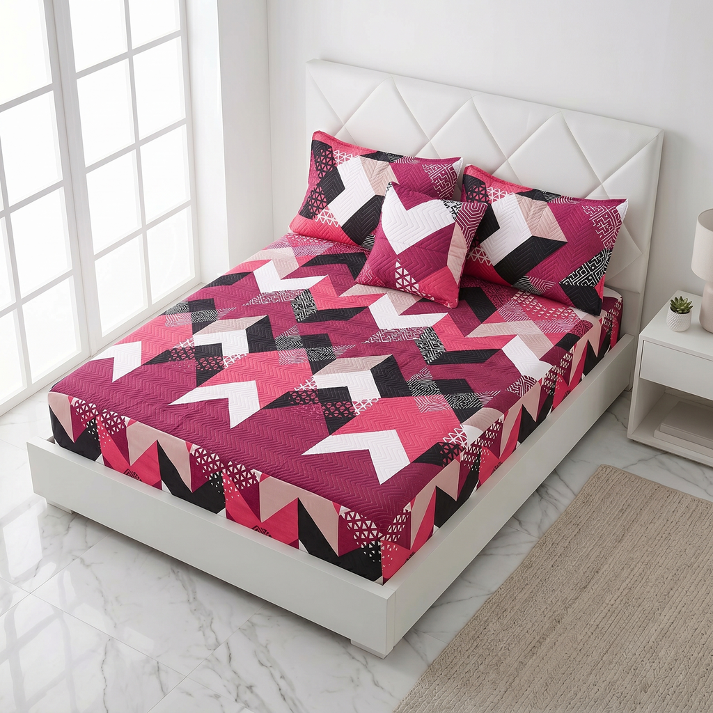Waterproof Bedsheet Fitted printed set X00X07-23