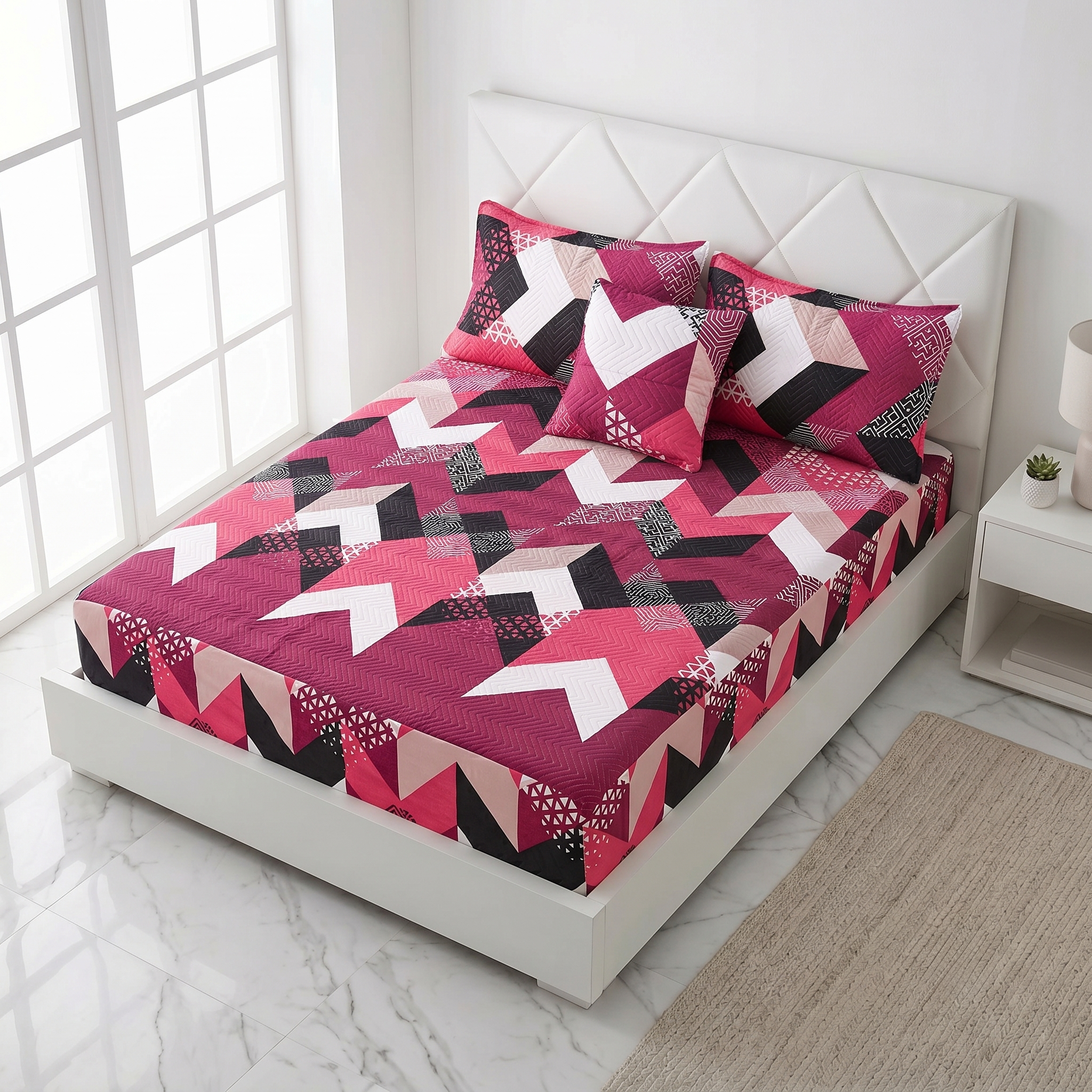 Waterproof Bedsheet Fitted printed set X00X07-23