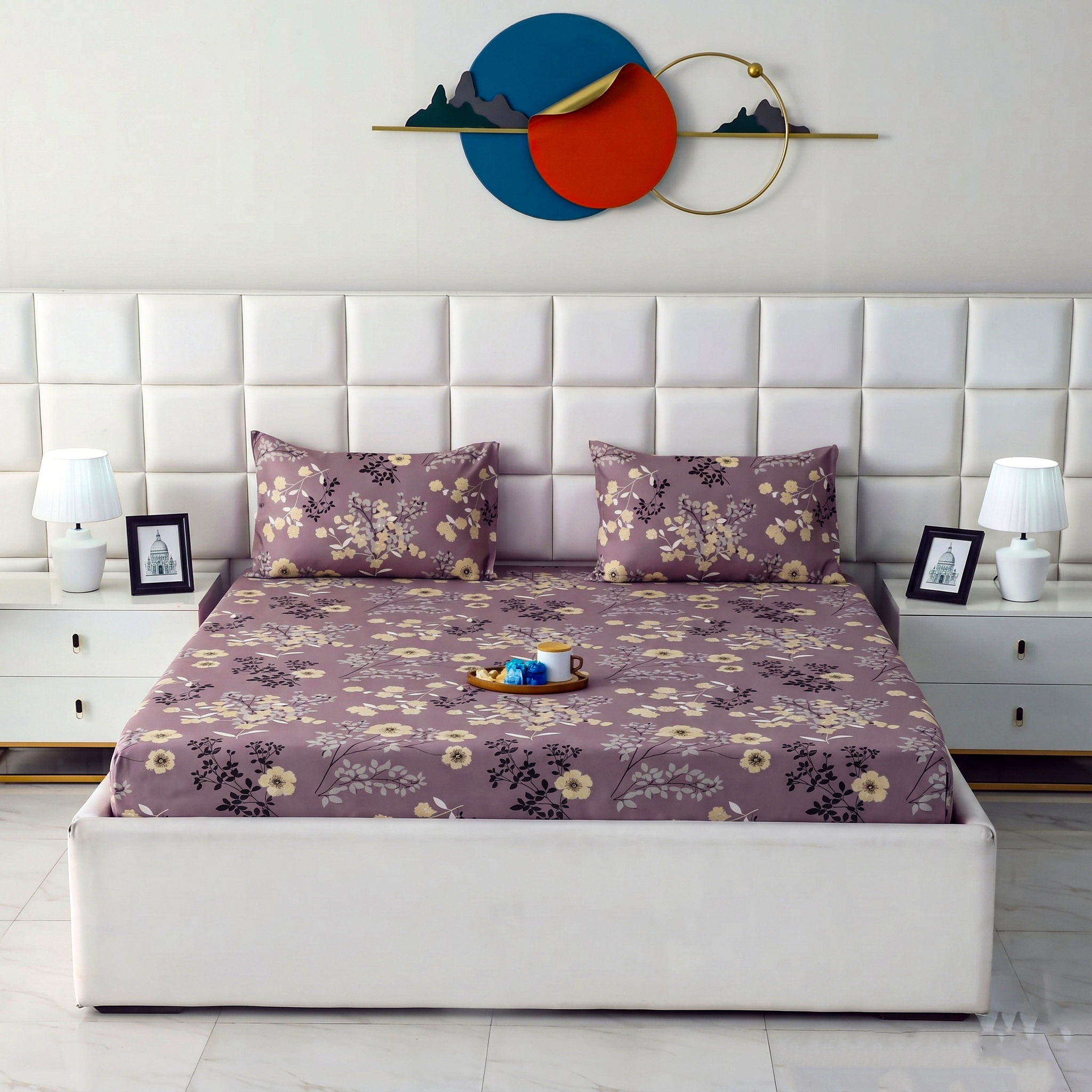 Printed Fitted Bedsheet X00X4-30