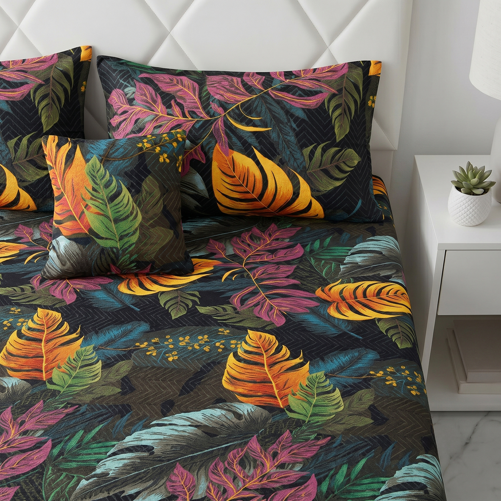 Waterproof Bedsheet Fitted printed set X00X07-21