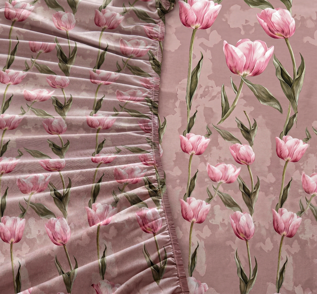 Printed Fitted Bedsheet X00X4-27