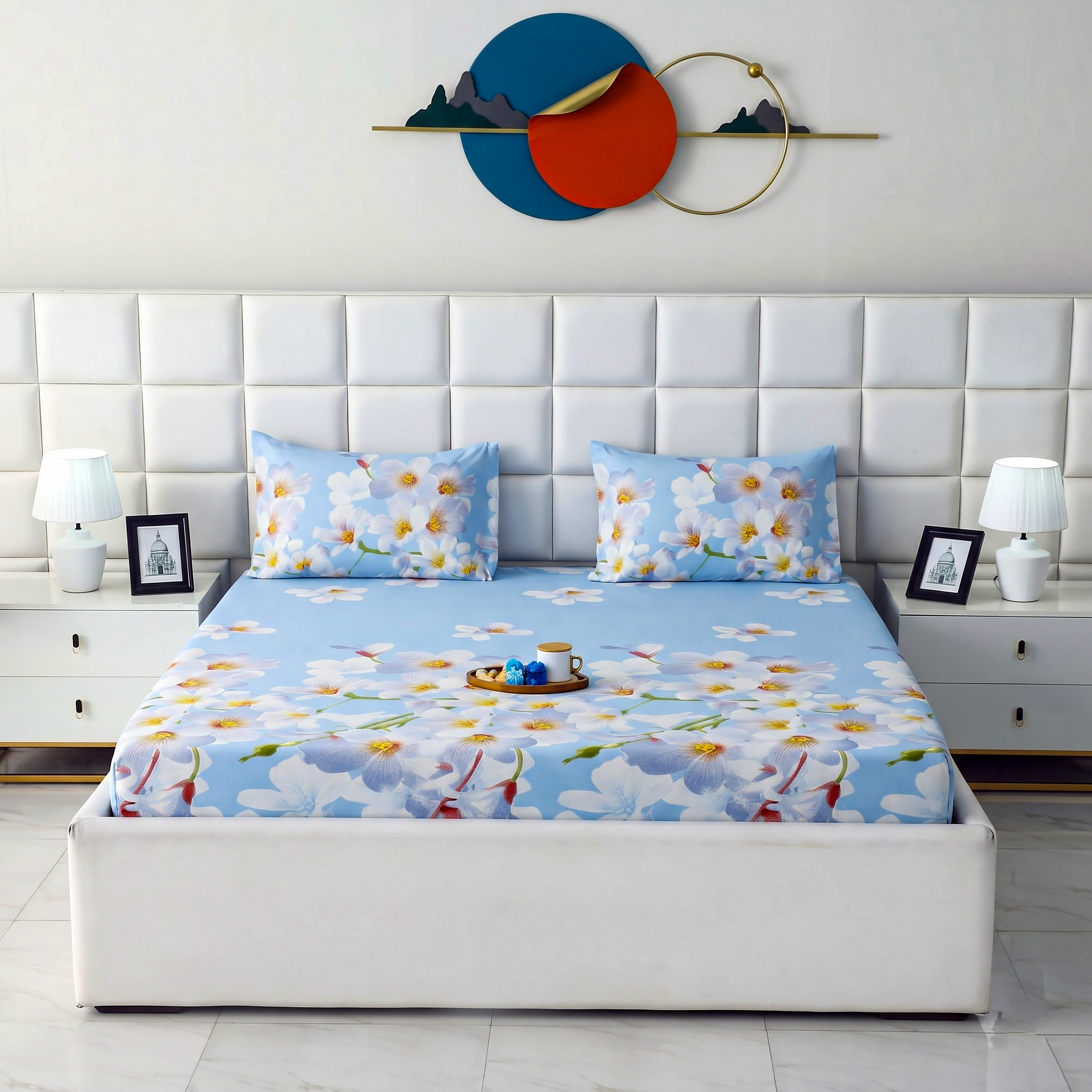 Printed Fitted Bedsheet X00X4-33